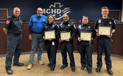 CREWS & BYSTANDER AWARDED IN CARDIAC ARREST SAVE
